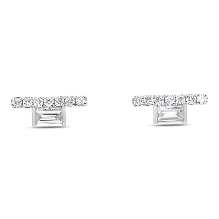 Gem Shopping Cirari Couture Diamond Stud Earrings In 14K | Diamond