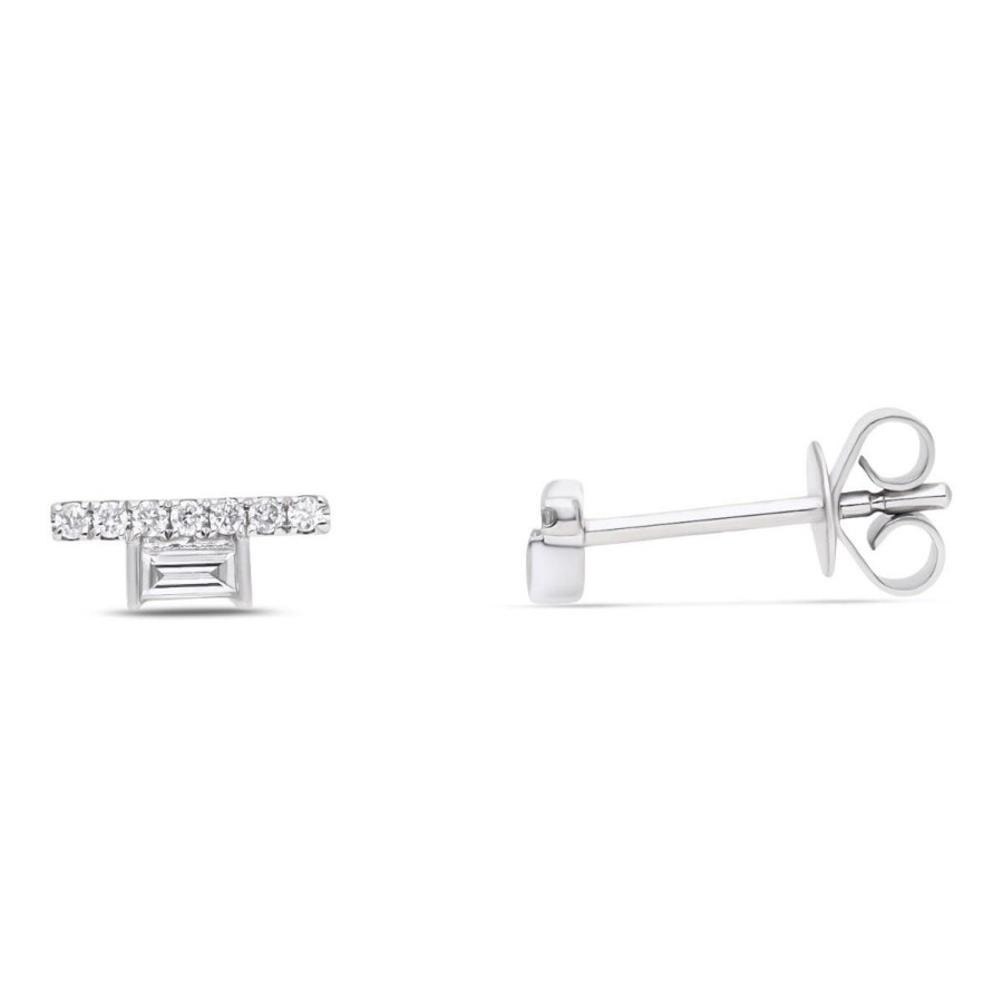 Gem Shopping Cirari Couture Diamond Stud Earrings In 14K | Diamond