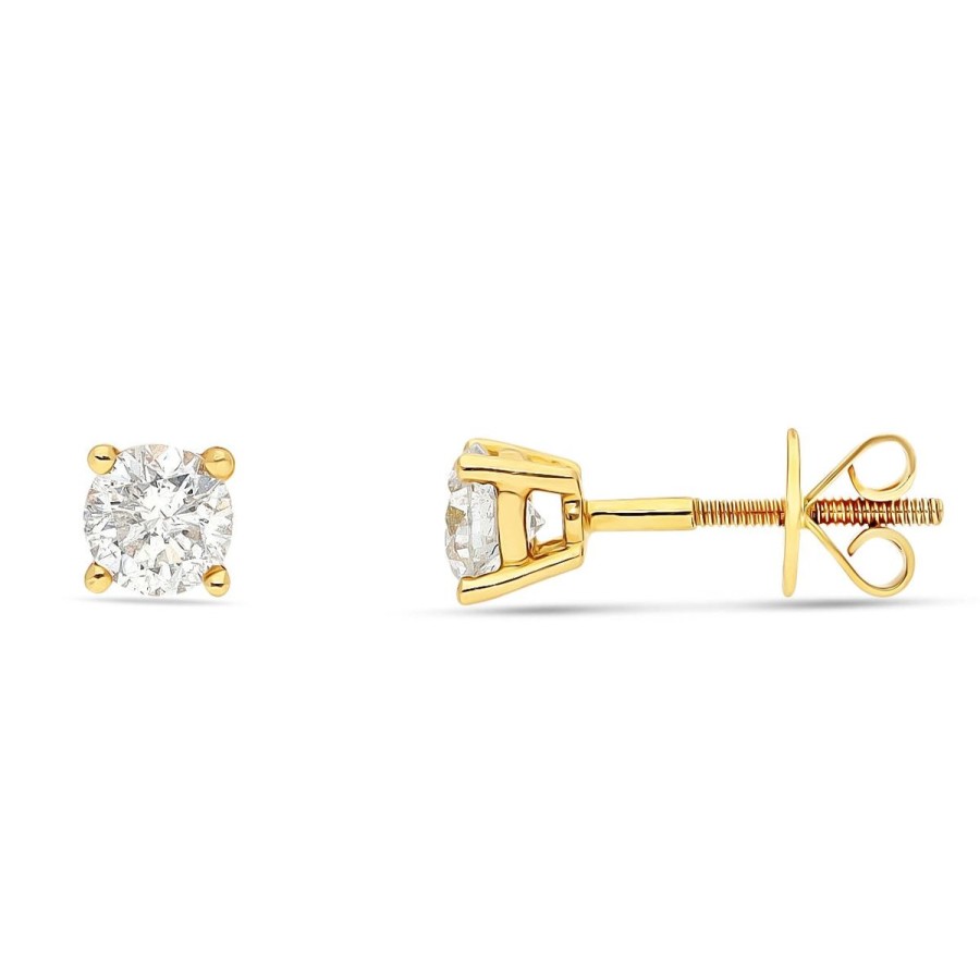 Gem Shopping Cirari Couture Diamond Stud Earrings In 18K | Diamond