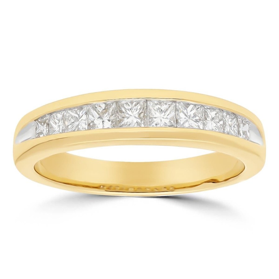 Gem Shopping Diamond Anniversary Band In 14K Yellow Gold | Diamond