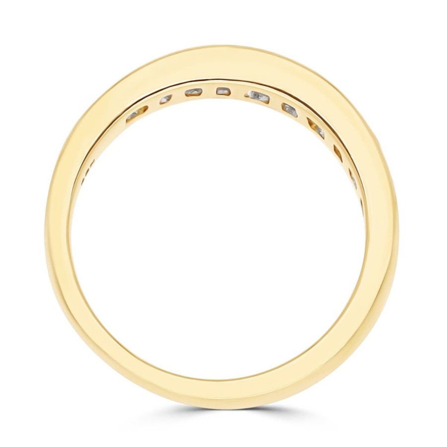 Gem Shopping Diamond Anniversary Band In 14K Yellow Gold | Diamond