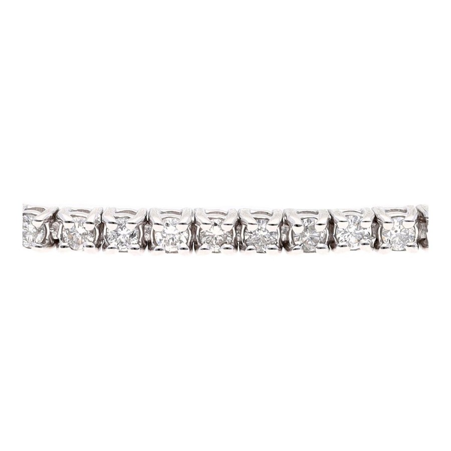 Gem Shopping Cirari Couture Diamond Tennis Bracelet In 14K White Gold | Diamond