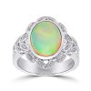 Gem Shopping Cut By Ben Opal Ring In 14K | Opal
