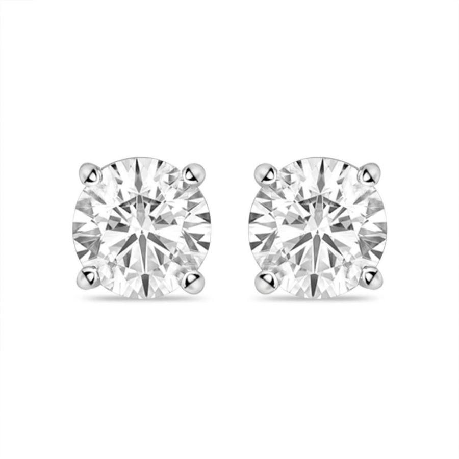 Gem Shopping 3/4 Ctw Diamond Stud Earrings In 14K | Diamond