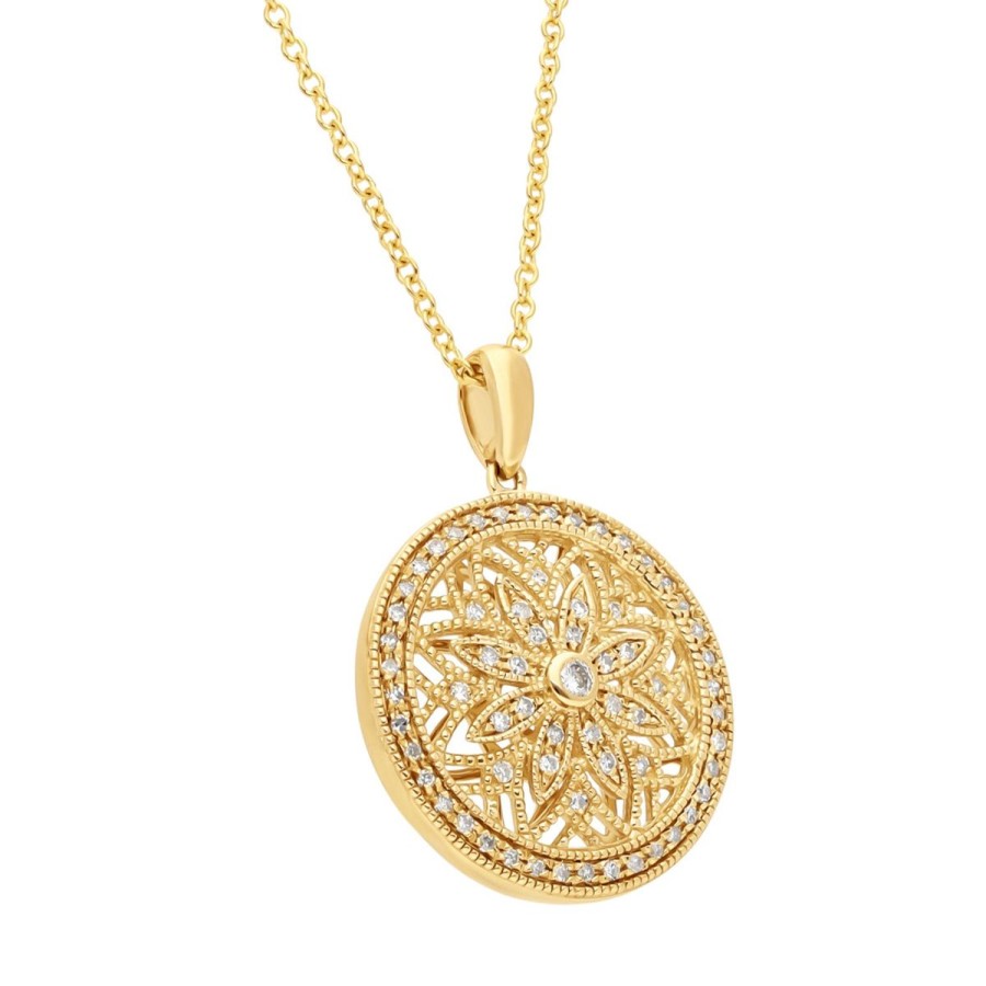 Gem Shopping Effy Diamond Pendant In 14K | Diamond