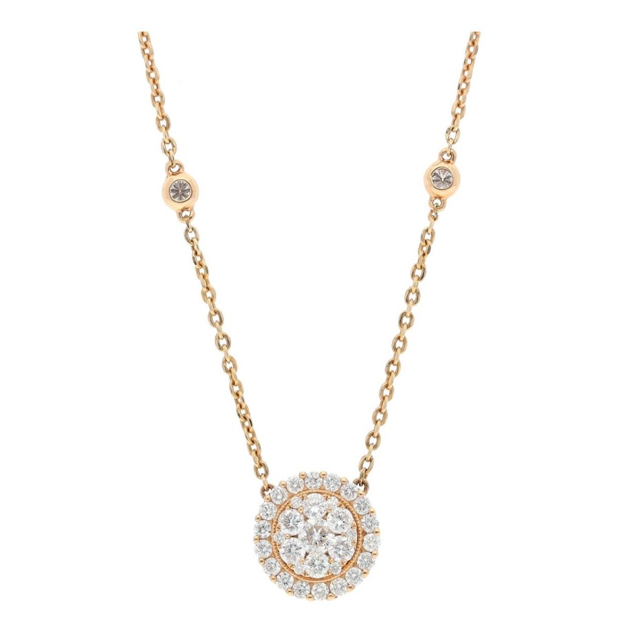Gem Shopping Cut By Ben Diamond Necklace In 18K | Diamond