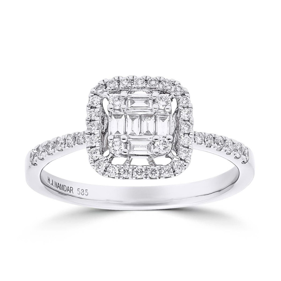 Gem Shopping Diamond Ring In 14K | Diamond