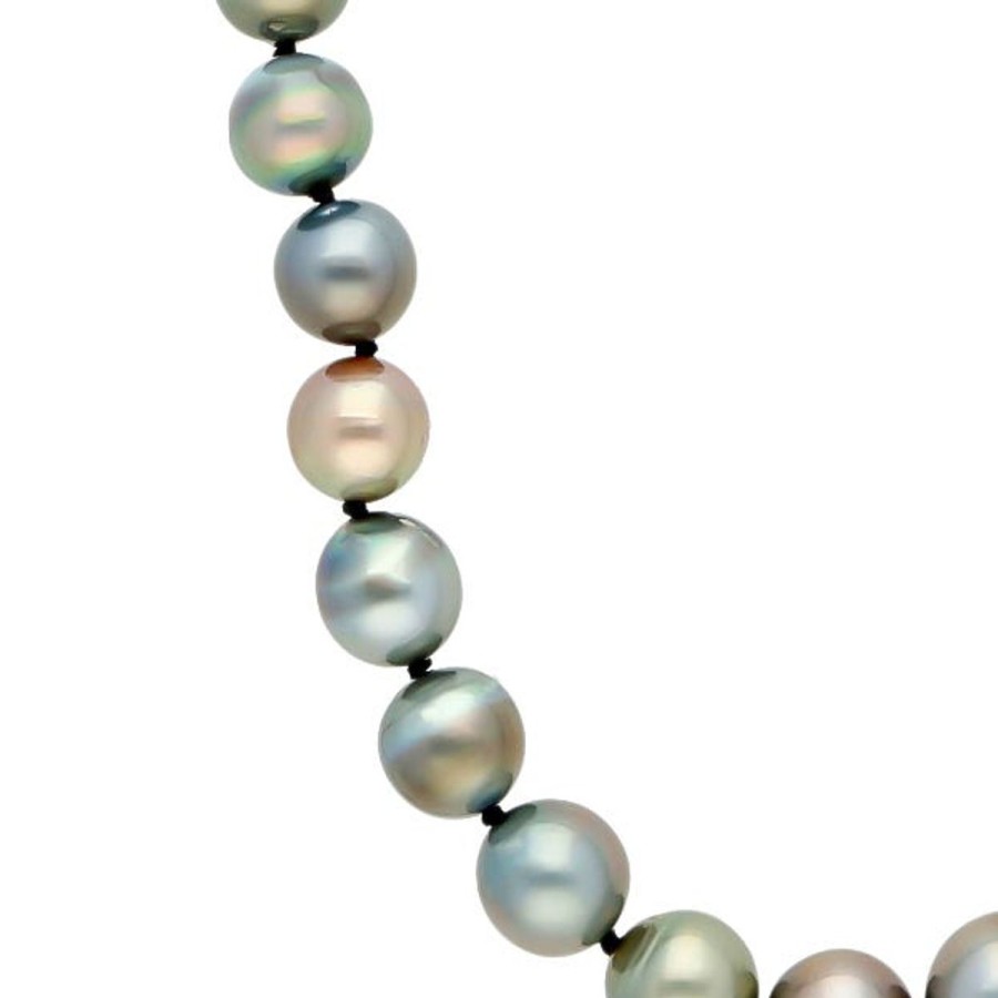 Gem Shopping Cut By Ben Tahitian Pearl Necklace In Sterling Silver | Pearl