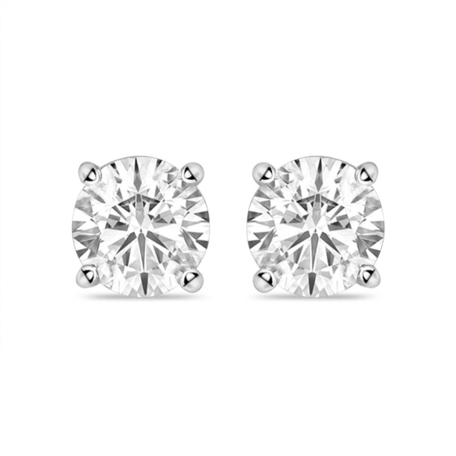 Gem Shopping 3/4 Ctw Diamond Stud Earrings In 14K | Diamond