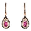 Gem Shopping Effy Rhodolite Garnet And Diamond Dangle Earrings In 14K | Garnet