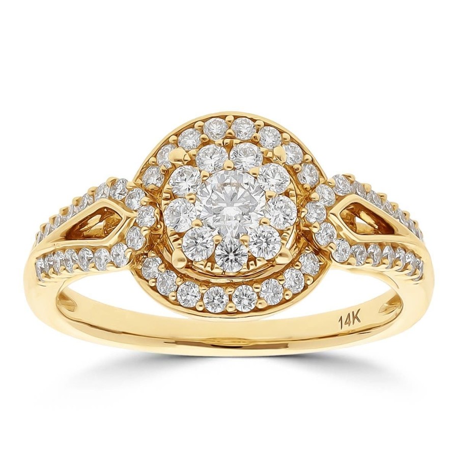 Gem Shopping Cut By Ben Diamond Ring In 14K | Diamond