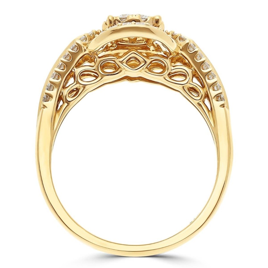 Gem Shopping Cut By Ben Diamond Ring In 14K | Diamond