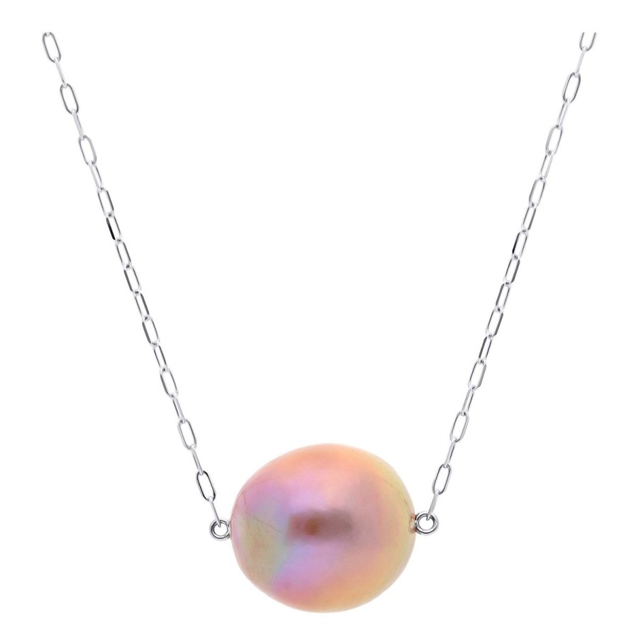 Gem Shopping Cut By Ben Cultured Freshwater Pearl Necklace In 14K | Pearl