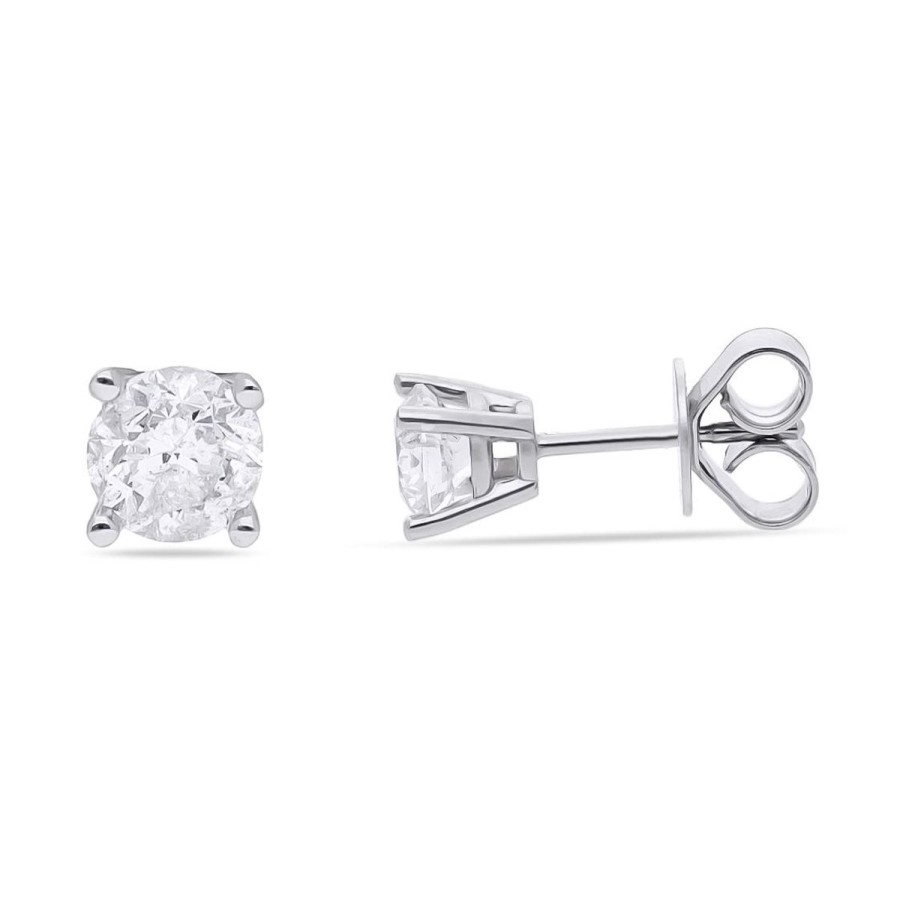 Gem Shopping Cirari Couture Diamond Stud Earrings In 14K | Diamond