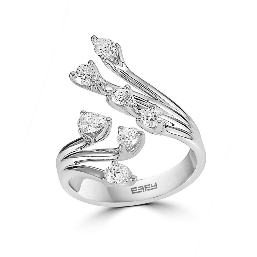 Gem Shopping Effy Diamond Ring In 18K White Gold | Diamond