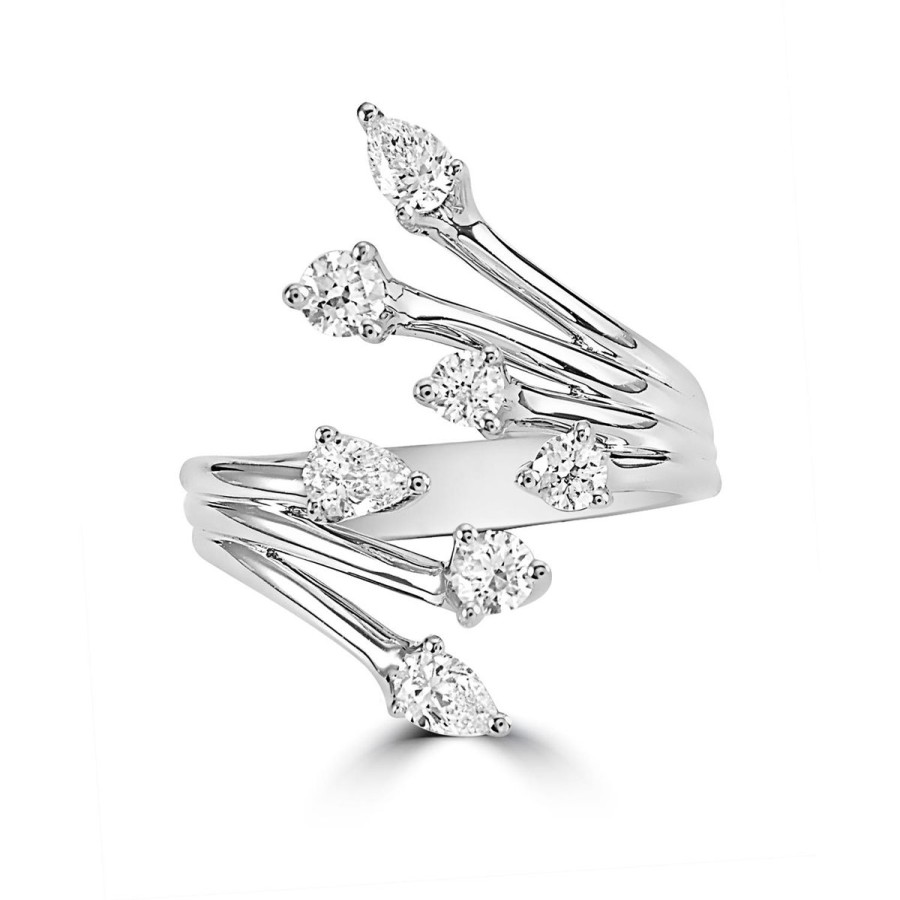Gem Shopping Effy Diamond Ring In 18K White Gold | Diamond