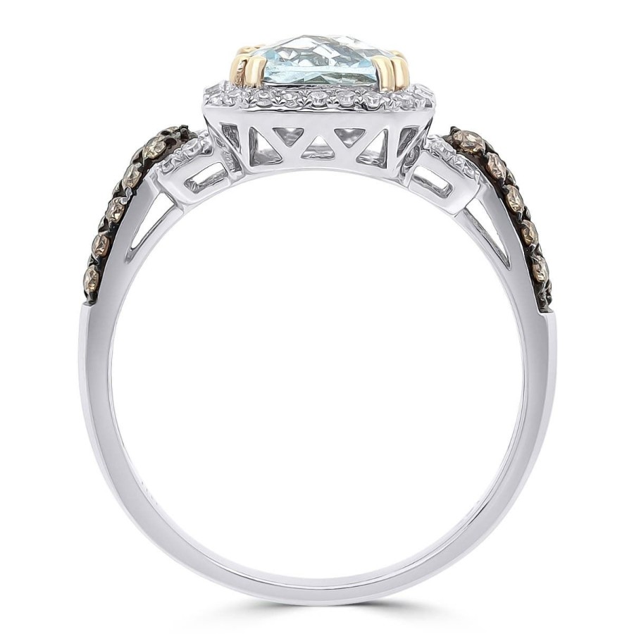 Gem Shopping Effy Aquamarine And Diamond Ring In 14K | Aquamarine