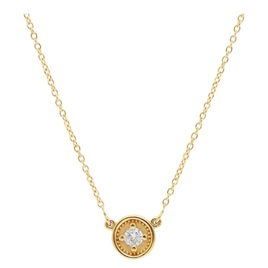 Gem Shopping Cut By Ben Diamond Necklace In 14K | Diamond