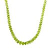 Gem Shopping Cut By Ben Peridot Necklace In Vermeil | Peridot